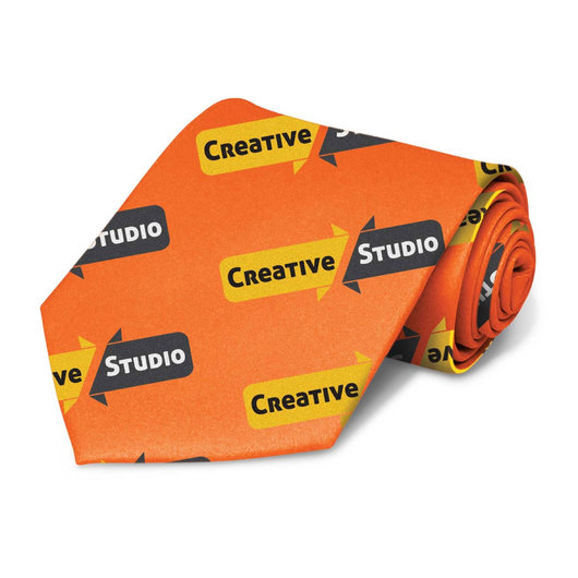 Promotional Tie Orange